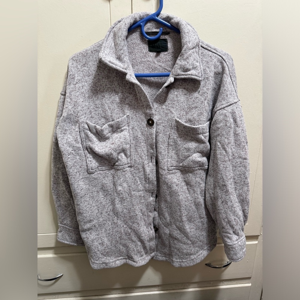 MWL (Re)sourced Sweater Fleece Shirt Jacket - Picture 1 of 11